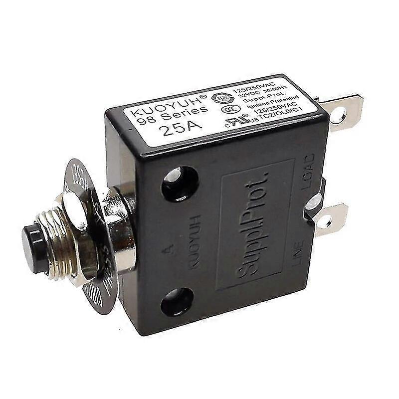 98 Series Push-To-Reset Circuit Breaker