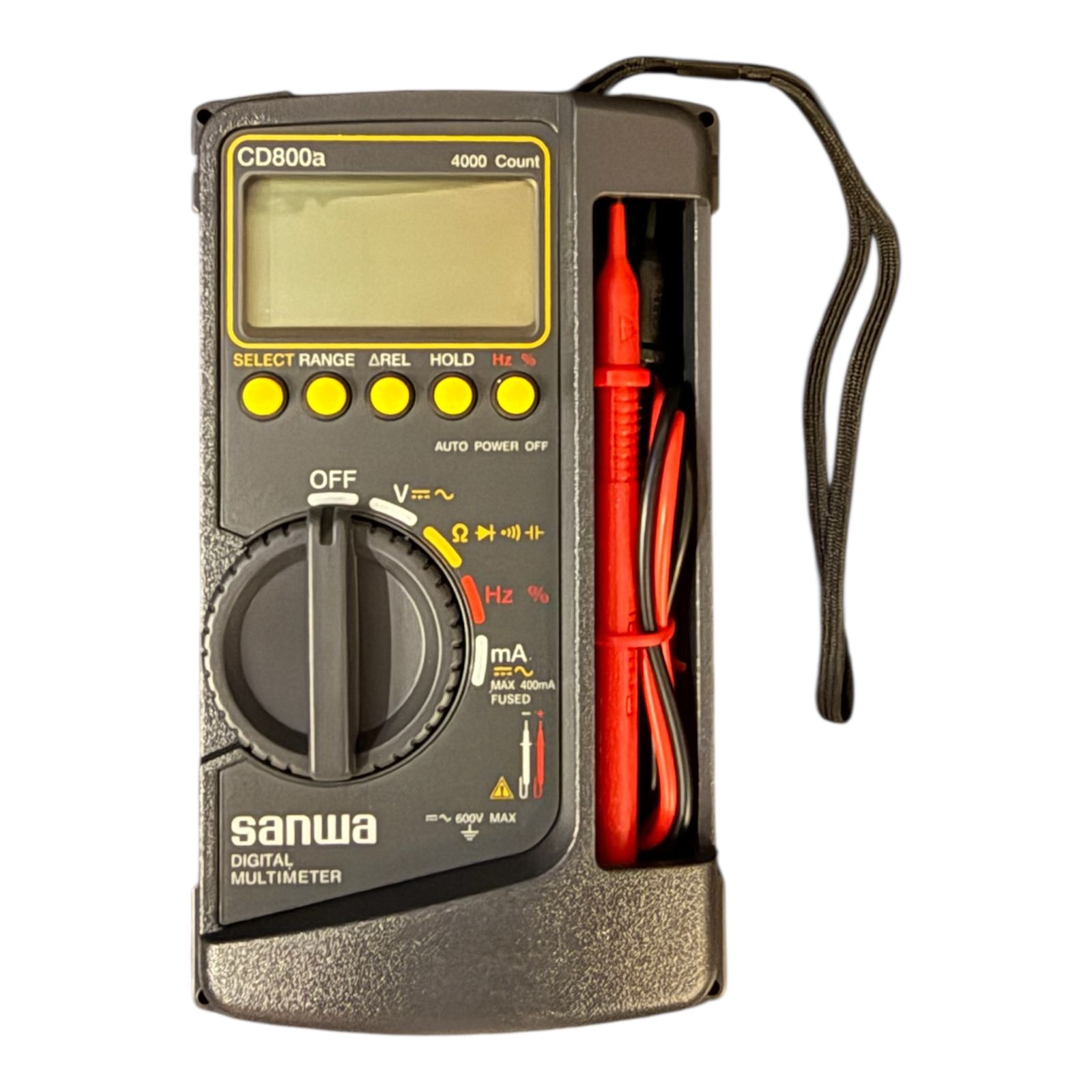SANWA DIGITAL MULTIMETER AC/DC 600V, 400mA W/BUZZER