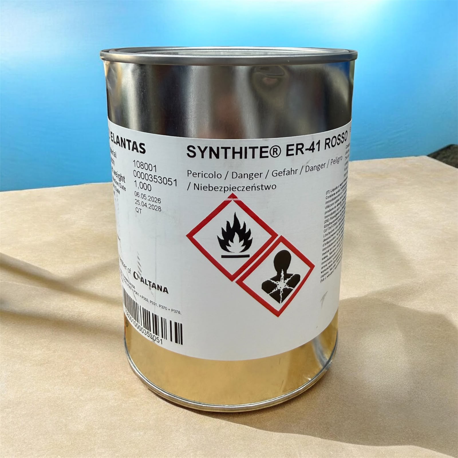 SYNTHITE ER-41 Red Insulator  ELANTAS